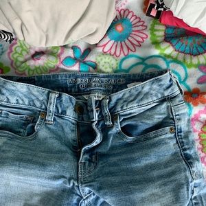 american eagle jean shorts